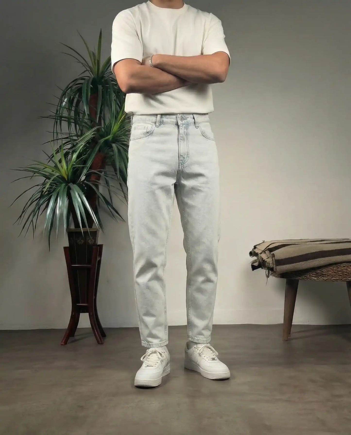 Straight Boyfriend Jeans