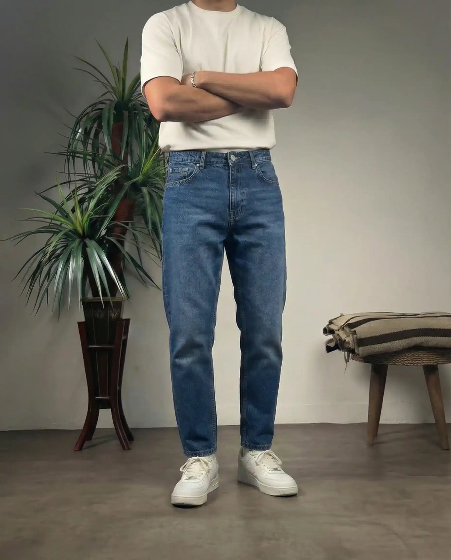 Straight Boyfriend Jeans