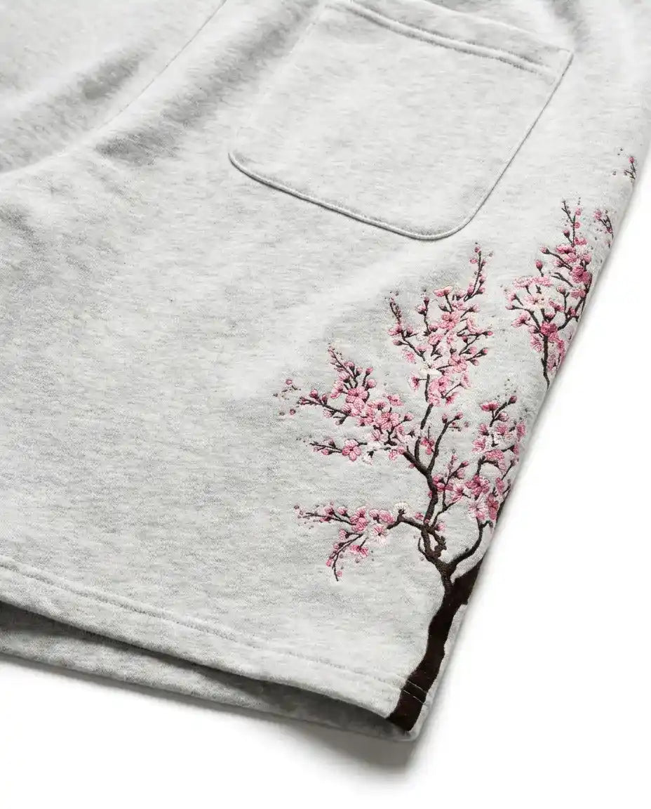 JOOD X SAKURA - OVERSIZED SHORTS