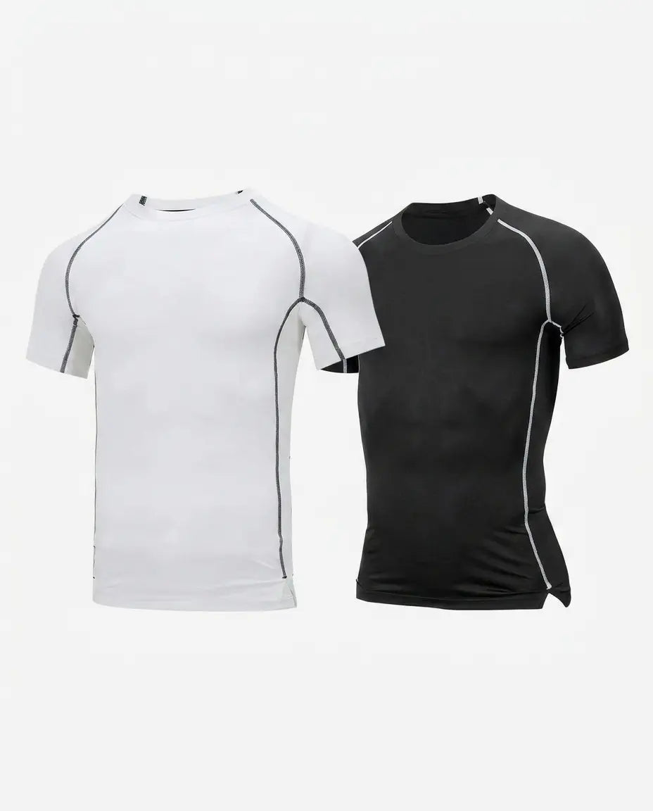 Stripped Compression Shirt
