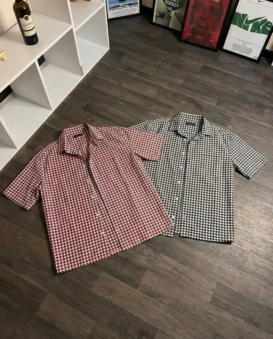 Boxy Plaid Shirt