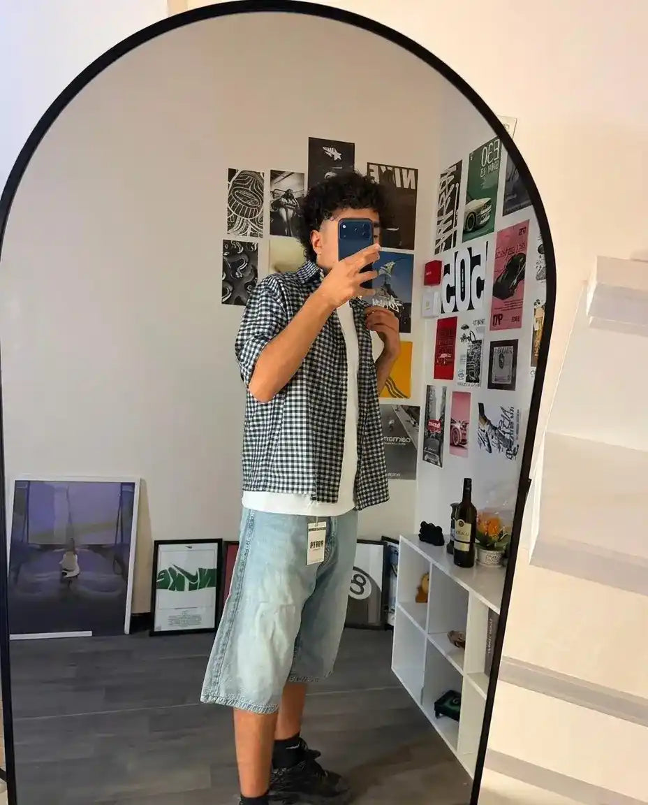 Boxy Plaid Shirt