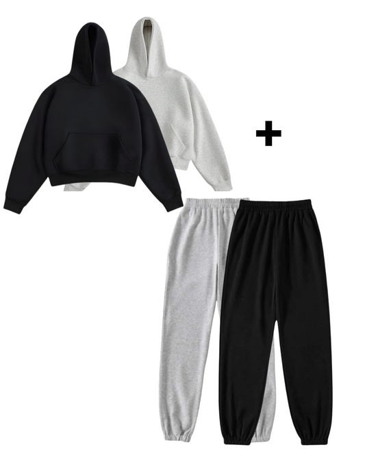 1 Cropped Hoodie + 1 Jogger